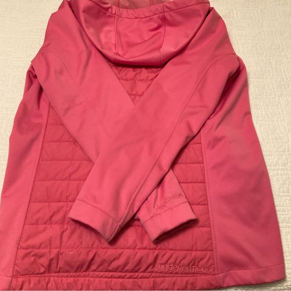 Women’s pink Size Medium UNDER ARMOUR UA Storm Primaloft Puffer Jacket. - Picture 2 of 11